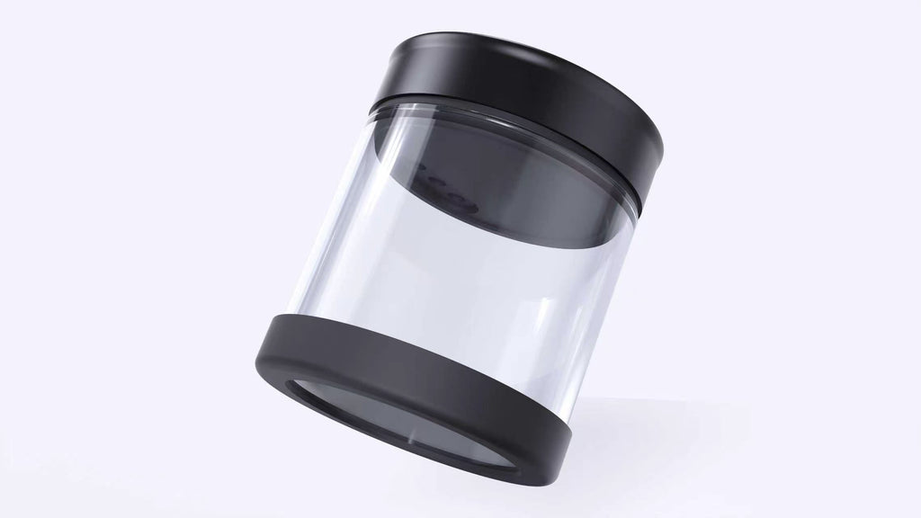 maycofee Electric Vacuum Coffee Canister, 2.0L Glass Airtight Food Storage Container