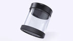 maycofee Electric Vacuum Coffee Canister, 2.0L Glass Airtight Food Storage Container